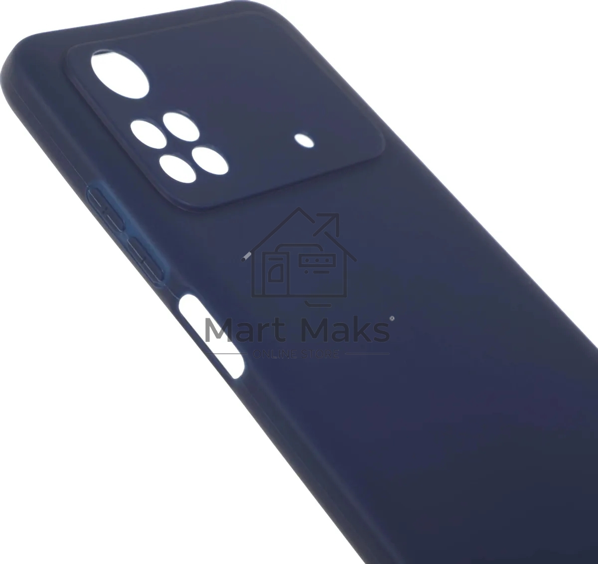 Чехол (клип-кейс) DF poCase-03 для Xiaomi Poco M4 Pro синий