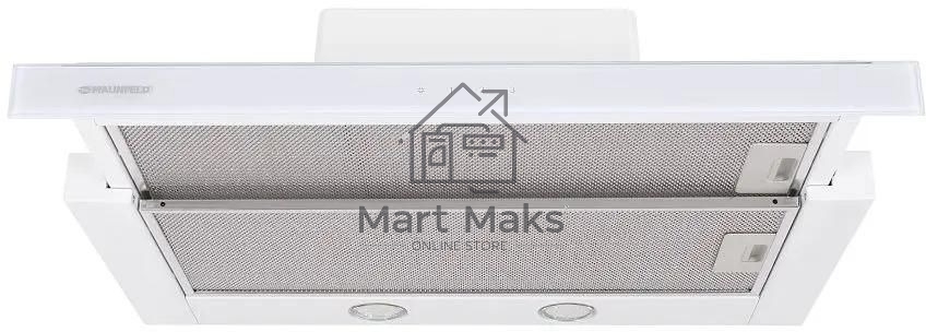 Вытяжка встраиваемая Maunfeld Ouse Touch Glass 60 белый, 60 см, 750 куб. м/ч, 48 дБ