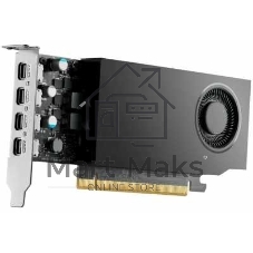 Видеокарта NVIDIA RTX A400, 4 GB GDDR6, 64 bit, 4xMini DisplayPort, GPU 727 MHz
