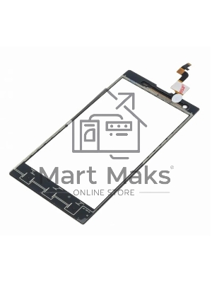 Сенсорное стекло (тачскрин) для Fly IQ4511 Tornado One Octa, черное