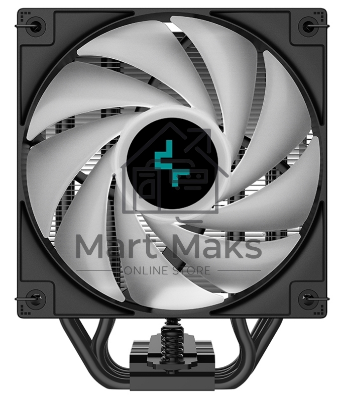 Кулер для процессора DEEPCOOL AG500 BK ARGB черный, 120 мм, алюминий/медь, 1850 об/мин, 29.4 дБ, 4 pin, 240 Вт, 155 мм