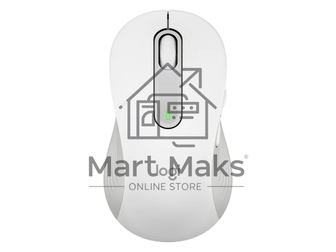 Мышь беспроводная Logitech Signature M650 L белый, 4000 dpi, радиоканал, Bluetooth, USB, кнопки - 5