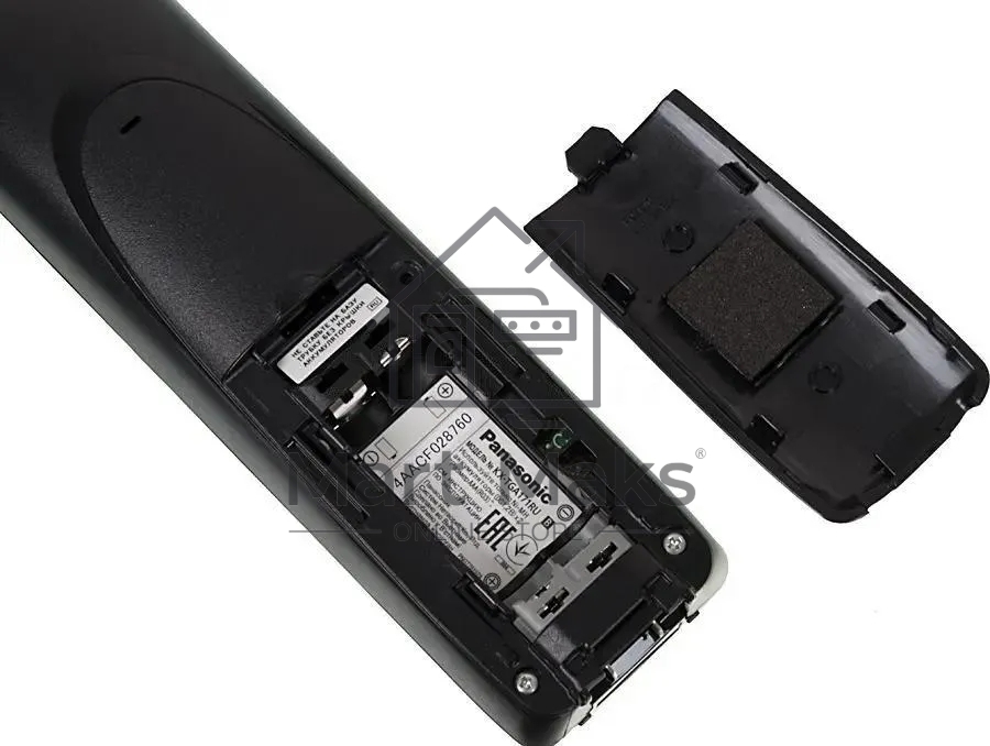Телефон беспроводной (DECT) Panasonic KX-TG1711RUB (черный) АОН, Caller ID,12 мелодий звонка,подсветка дисплея,поиск трубки