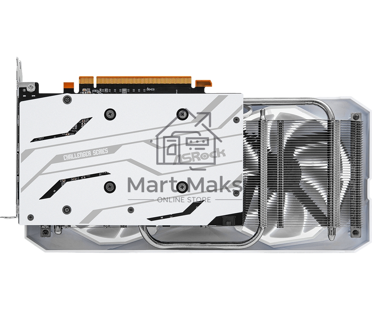 Видеокарта ASRock RX6600 Challenger White 8GB AMD Radeon RX 6600 8Gb 128bit GDDR6 1626/14000 HDMIx1 DPx3 HDCP Ret