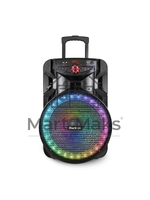 Портативная акустика Blackton Bt PBS2115 черный Мощность RMS 40 Вт Bluetooth