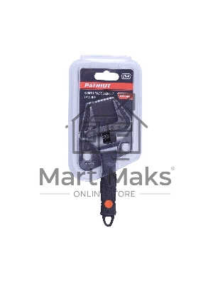 Ключ разводной Patriot TAW 165, Cr-V, тонкие губки, фосфатирование, 165 мм, зев 34 мм