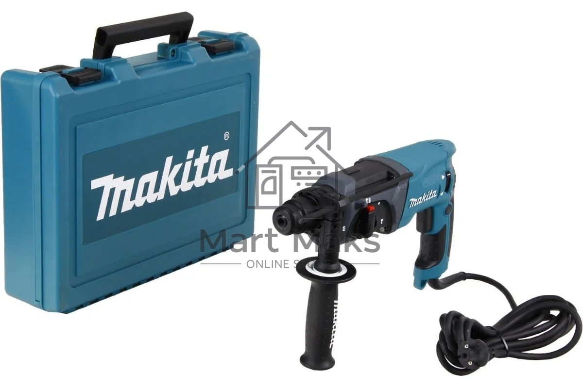 Перфоратор Makita HR2470 патрон:SDS-plus уд.:2.4Дж 780Вт (кейс в комплекте)
