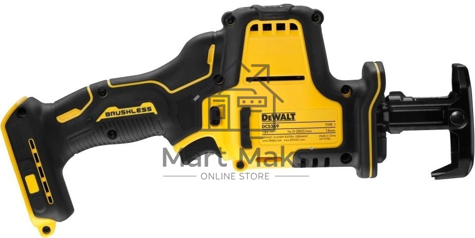 Сабельная пила DeWalt DCS369NT-XJ аккум. 2800ход/мин