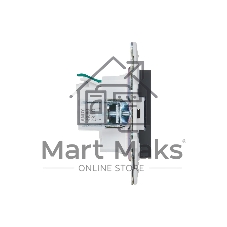 Розетка IEK SKANDY SK-R06G (SK-R14-16-1-K53) с заземлением, с защитными шторками, 16А безвинтовое крепление, графит