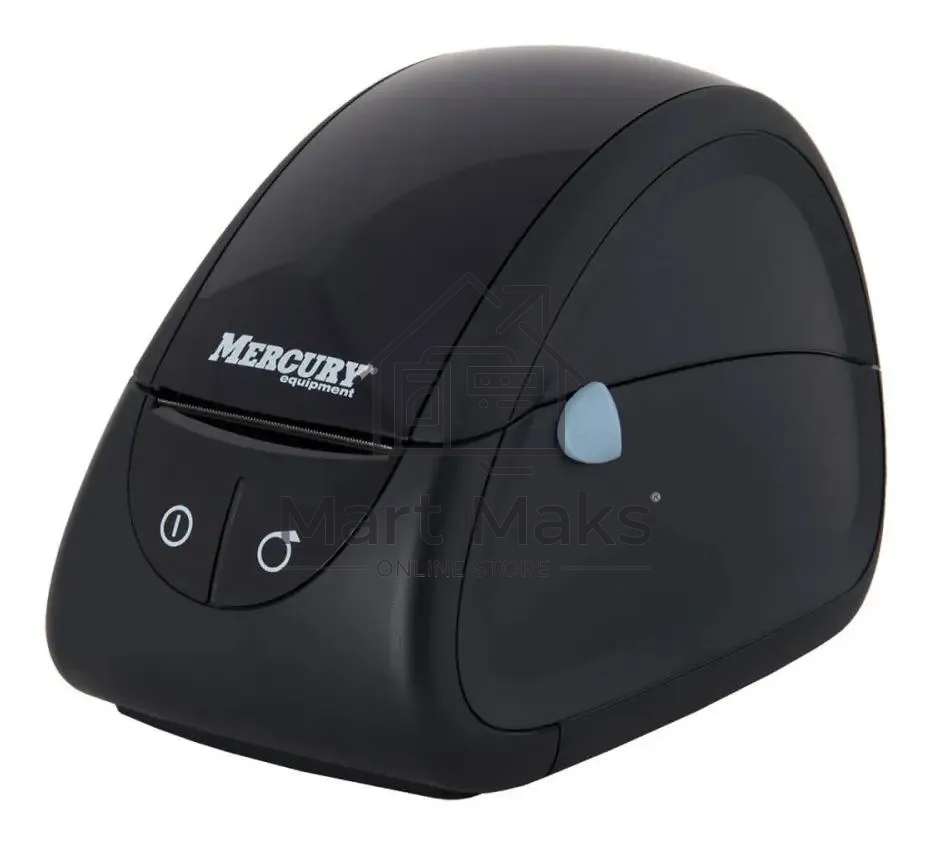 Принтер наклеек Mertech MPRINT LP58 EVA прямая термопечать, 203 dpi, 100 мм/сек, RS-232, USB, черный