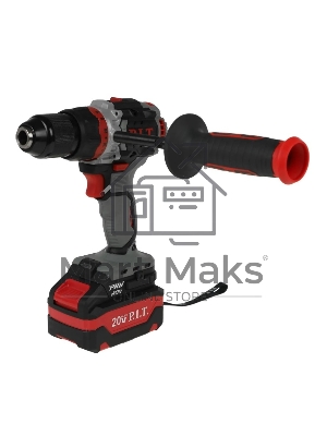 Дрель-шуруповерт P.I.T. PSB20H-13D/3, Аккумуляторная, 20В, Ударная, Кейс