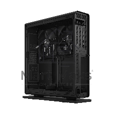 Корпус без блока питания Fractal Design Ridge, 2x140mm, 2xUSB-A 3.2 + 1xUSB 3.2 Type-C, SFX PSU Support, mITX Black