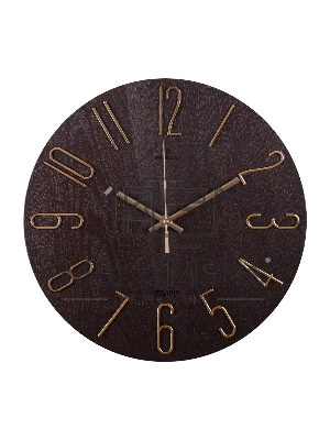 Настенные часы РУБИН 3010-003 коричневый