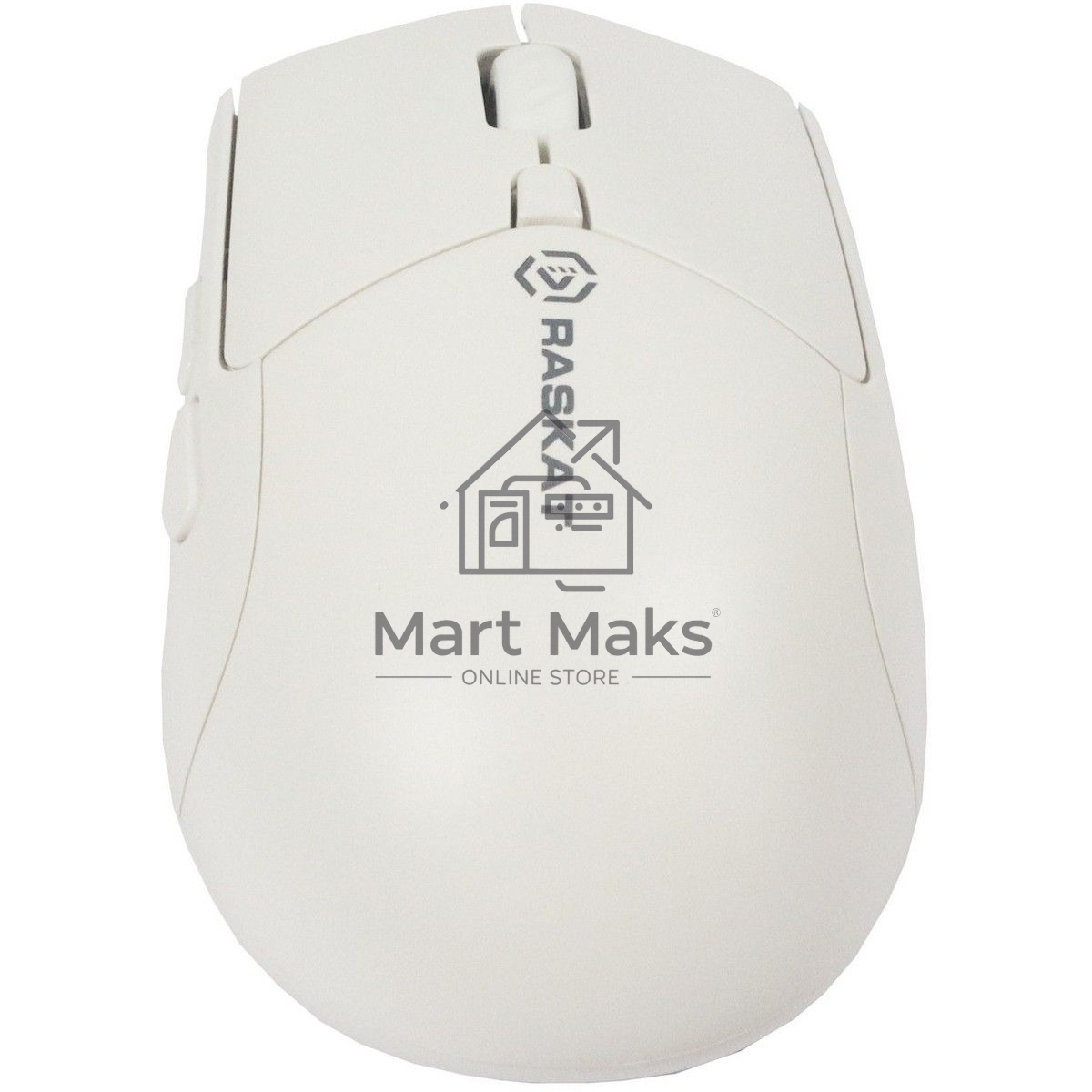 Мышь беспроводная Raskat M007WB белый, 2400 dpi, радиоканал, Bluetooth, USB, кнопки - 6
