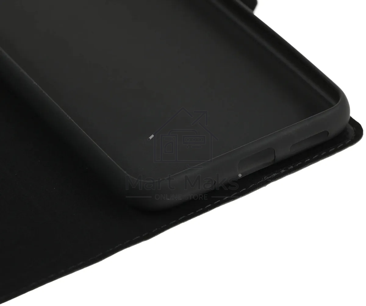 Чехол (флип-кейс) BoraSCO для Xiaomi Poco C40 черный