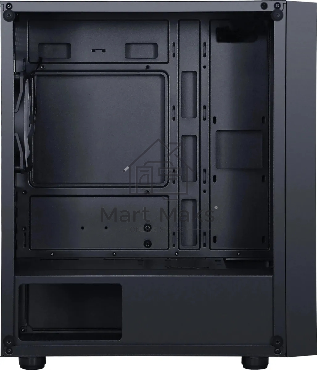 Компьютерный корпус Accord M203 черный без БП ATX 2xUSB2.0 1xUSB3.0 1xUSB3.1 audio bott PSU