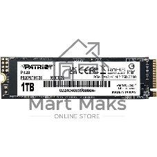 Накопитель SSD Patriot P320, 1Tb, PCIe 3.0 x4, M.2 2280, NVMe, R/W 3000/2200