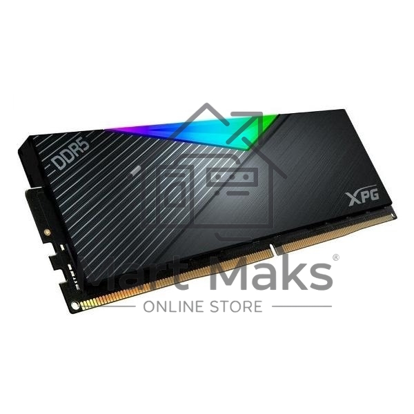 Оперативная память XPG Lancer, DDR5, 32GB (2x16GB), 6400MHz, CL32, DIMM, с радиаторами, RGB, черный