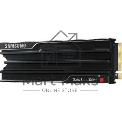 Твердотельный диск 4TB Samsung 9100 PRO, M.2, PCI-E 5.0 x4, TLC 3D NAND R/W - 14800/13400 MB/s с радиатором