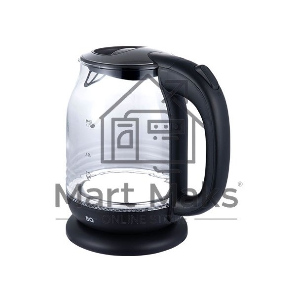 Чайник электрический BQ KT1833G черный/стальной, 2200 Вт, 1.7 л