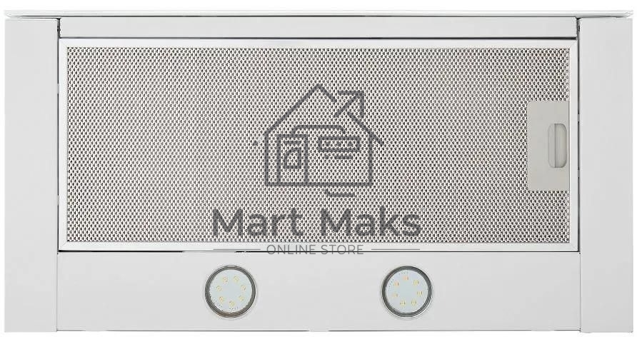 Вытяжка встраиваемая Maunfeld Ouse Touch Glass 60 белый, 60 см, 750 куб. м/ч, 48 дБ