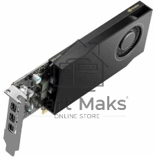 Видеокарта NVIDIA RTX A400, 4 GB GDDR6, 64 bit, 4xMini DisplayPort, GPU 727 MHz