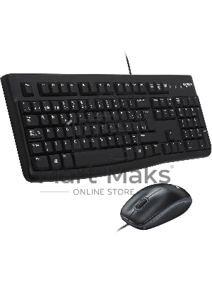 Комплект клавиатура + мышь Logitech Desktop MK120 (русская раскладка)