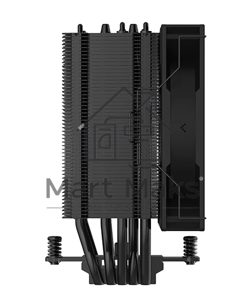 Кулер для процессора DEEPCOOL AG500 BK ARGB черный, 120 мм, алюминий/медь, 1850 об/мин, 29.4 дБ, 4 pin, 240 Вт, 155 мм