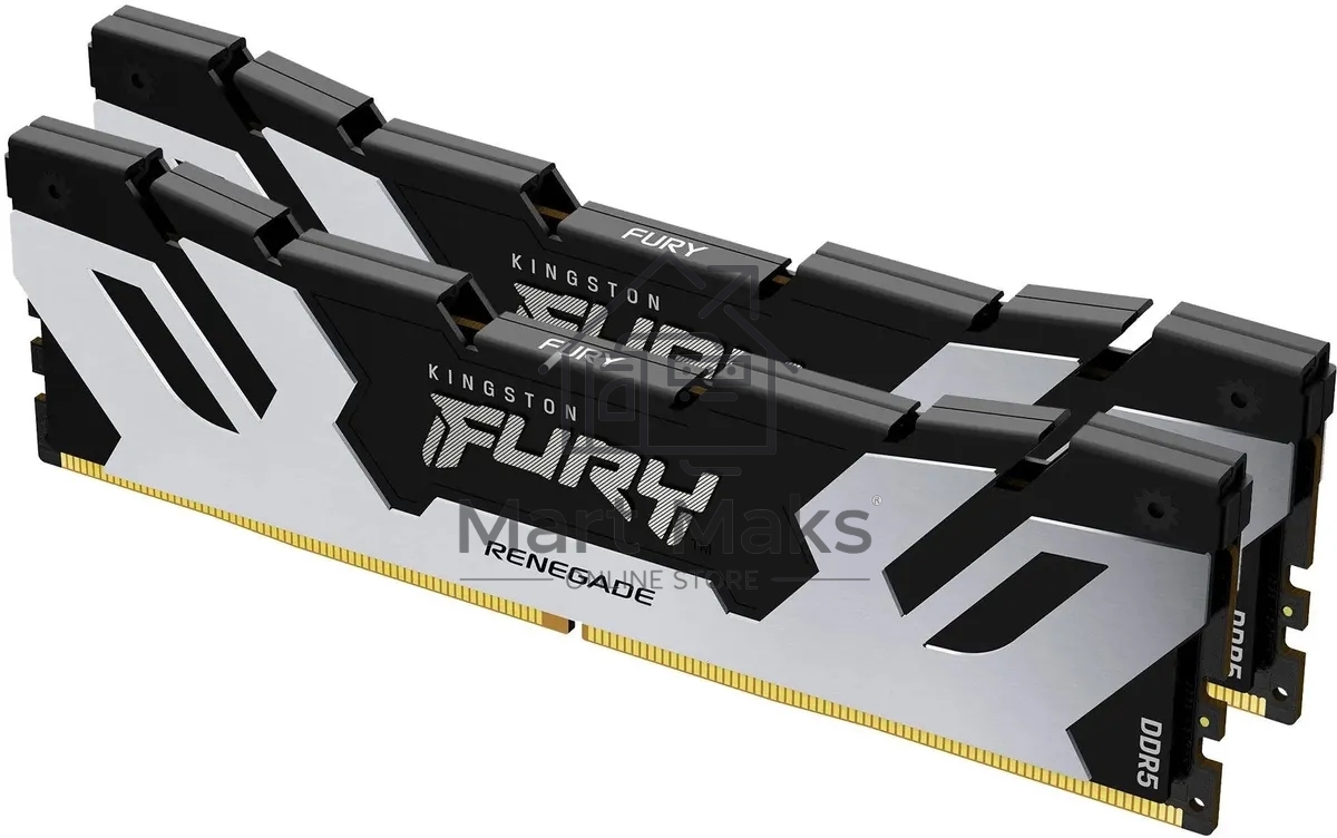 Оперативная память Kingston Fury Renegade, DDR5, 32GB (2x16GB), 6800MHz, CL36, DIMM, с радиатором, черный