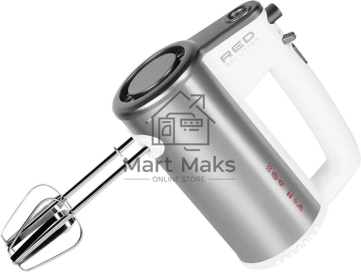 Миксер ручной Red Solution RHM-M2108 500Вт белый/серебристый