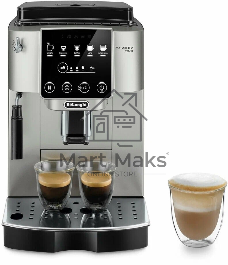 Кофемашина DeLonghi ECAM220.30.SB серебристо-черный, исп. кофе - зерновой/молотый, 1.8 л, 1450 Вт, 15 бар