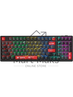 Клавиатура A4Tech Bloody WS98 механическая беспроводная USB черный/красный (WS98)