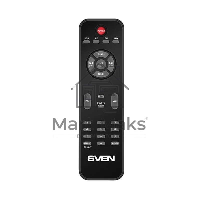 Колонки SVEN MS-315 2.1 чёрные (2x13W + 20W, Bluetooth, ПДУ, USB flash, LED-дисплей, FM-радио)