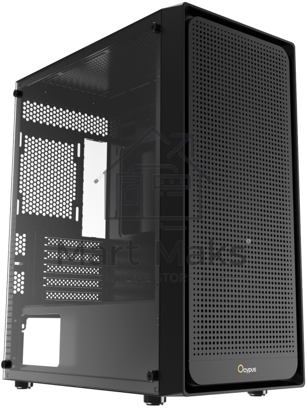 Корпус Ocypus Gamma C50 без БП черный (Gamma-C50-BKG000XX-GL)