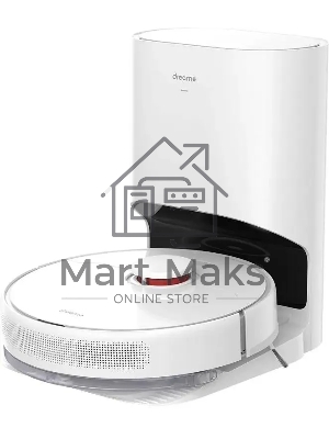 Робот-пылесос DreameBot Robot Vacuum and Mop D9 Plus белый, 3200 мА*ч Li-Ion, уборка влажная/сухая, пылесборник контейнер 0.4 л