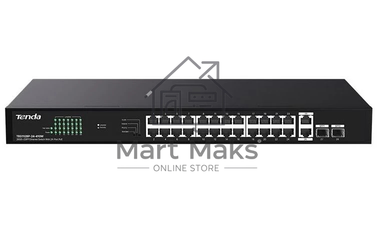 Коммутатор Tenda TEG1128P-24-410W 24PORT