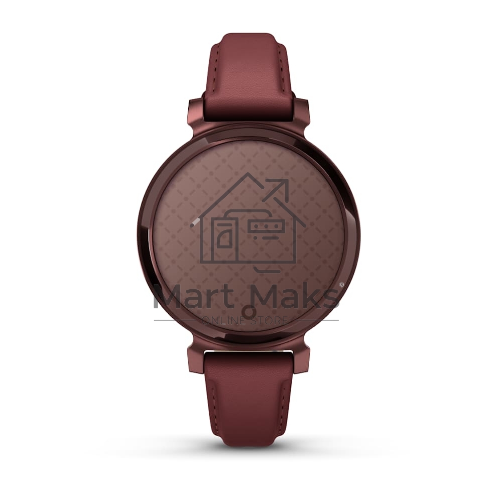 Смарт-часы Garmin Lily 2 Classic темно-бронзовый, ежевичный кожаный ремешок 35,4мм