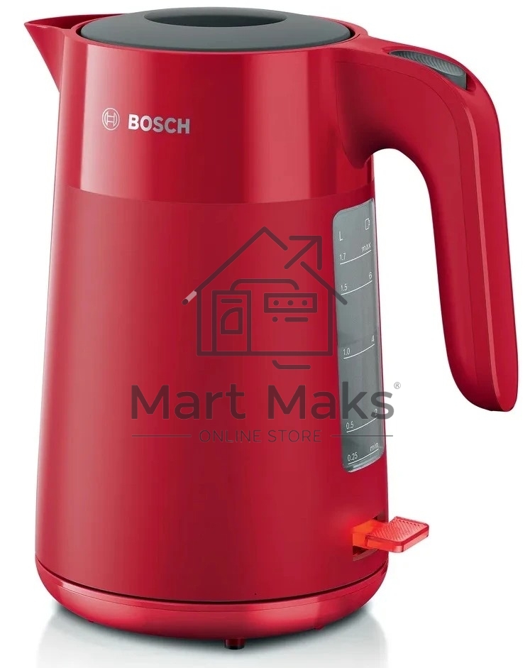 Чайник Bosch TWK 2M164, 1.7л, красный