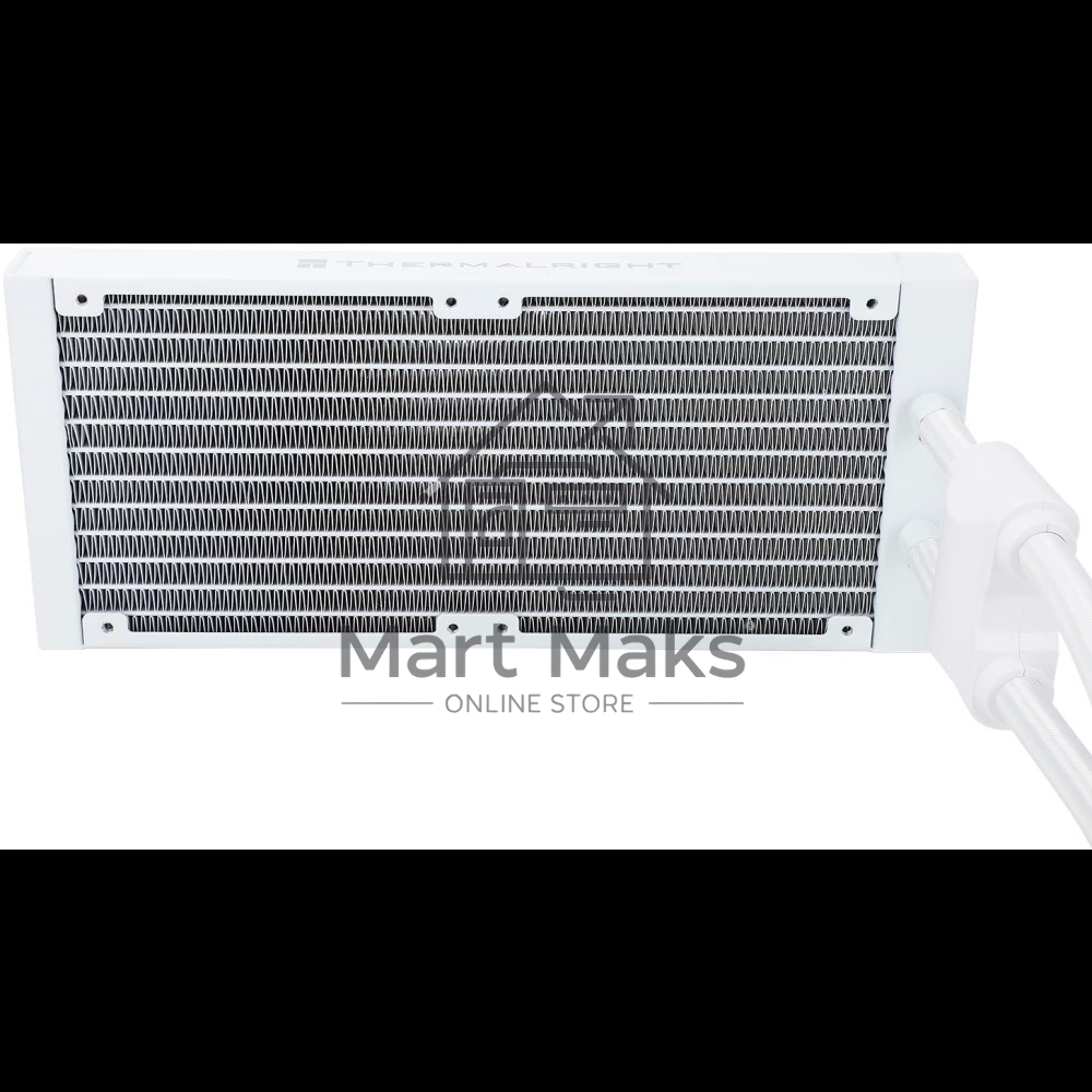 Водяное охлаждение для процессора Thermalright Frozen Notte 240 White ARGB V2 белый (240mm, ARGB/ Fans: 2x120mm, 72.37CFM, 27.7dBA, 2000RPM/ Pump height 54mm, 28dBA, 5300RPM, Rad thickness 27mm/ S: 1200, 1700, 1851, 2011, 2066, 115X, AM2, AM2+, AM3, AM3+,
