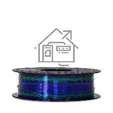 Филамент Crown Micro CM-FILPLASD009BG PLA Silk двойной 1.75 1кг синий-зеленый