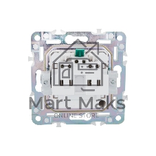 Розетка IEK SKANDY SK-R06G (SK-R14-16-1-K53) с заземлением, с защитными шторками, 16А безвинтовое крепление, графит