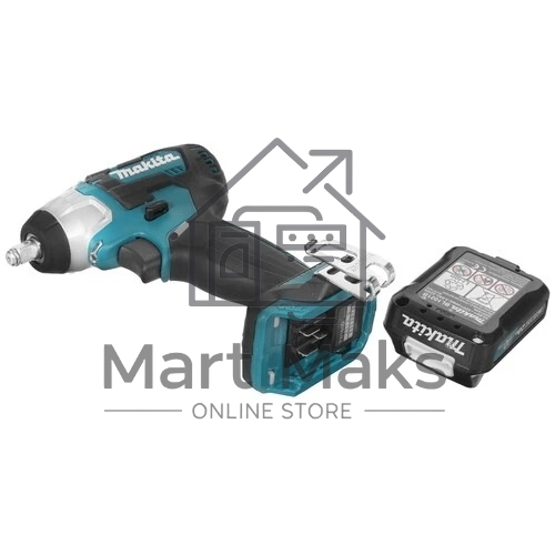 Гайковерт Makita TW160DWAE аккум. патрон:квад.3/8