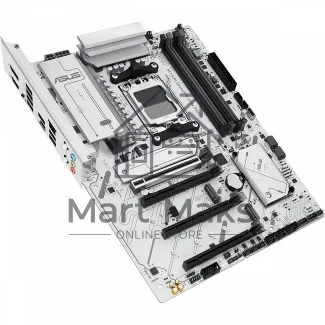 Материнская плата ASUS B850 MAX GAMING WIFI W, AM5, AMD B850, 4xDDR5, 4xSATA, 3xM.2, 1xPCIe 5.0 x16, 1xPCIe 4.0 x4, 2xPCIe 3.0 x1, 1xDisplayPort, 1xHDMI, 1x2.5Gb LAN, Wi-Fi 6E, Bluetooth 5.3, 1xUSB-C 10Gbps, 3xUSB-A 10Gbps, 2xUSB-A 5Gbps, 2xUSB-A 2.0, 3x3