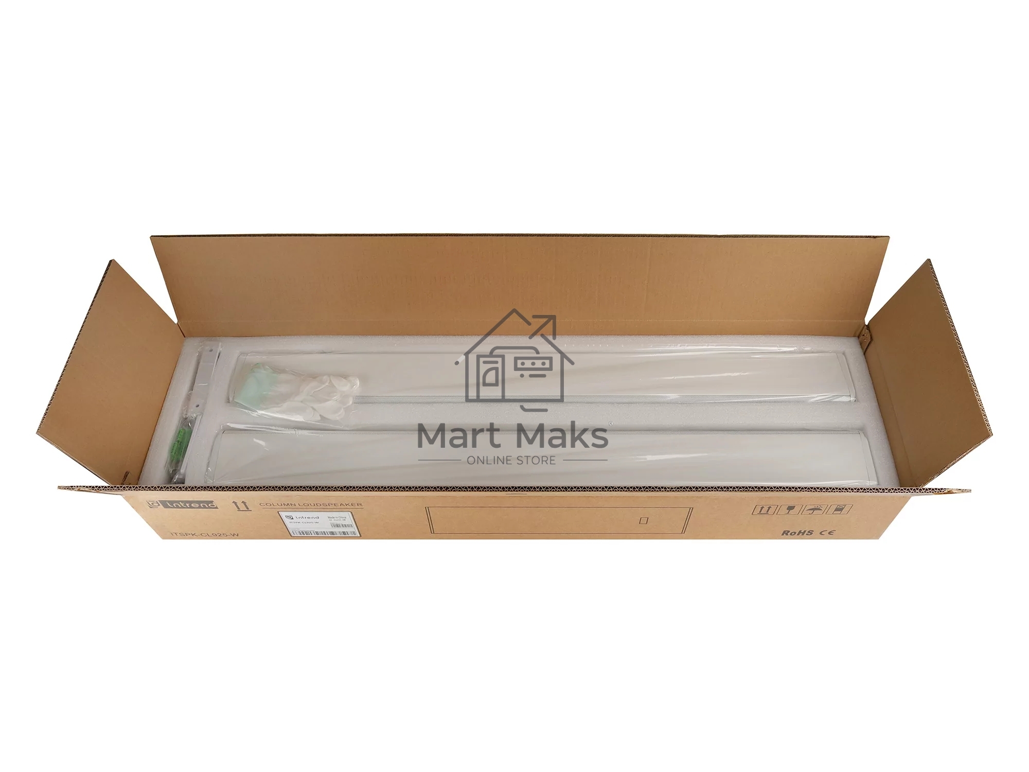 Звуковая колонна Intrend ITSPK-CL925-W пассивная, 9x2.5