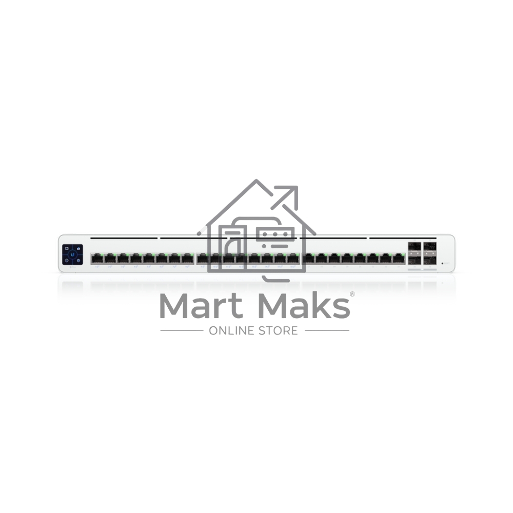 Коммутатор Ubiquiti UISP Switch Pro PoE-коммутатор, 24х 1G RJ45, 4х 10G SFP+, раздача 220 Вт