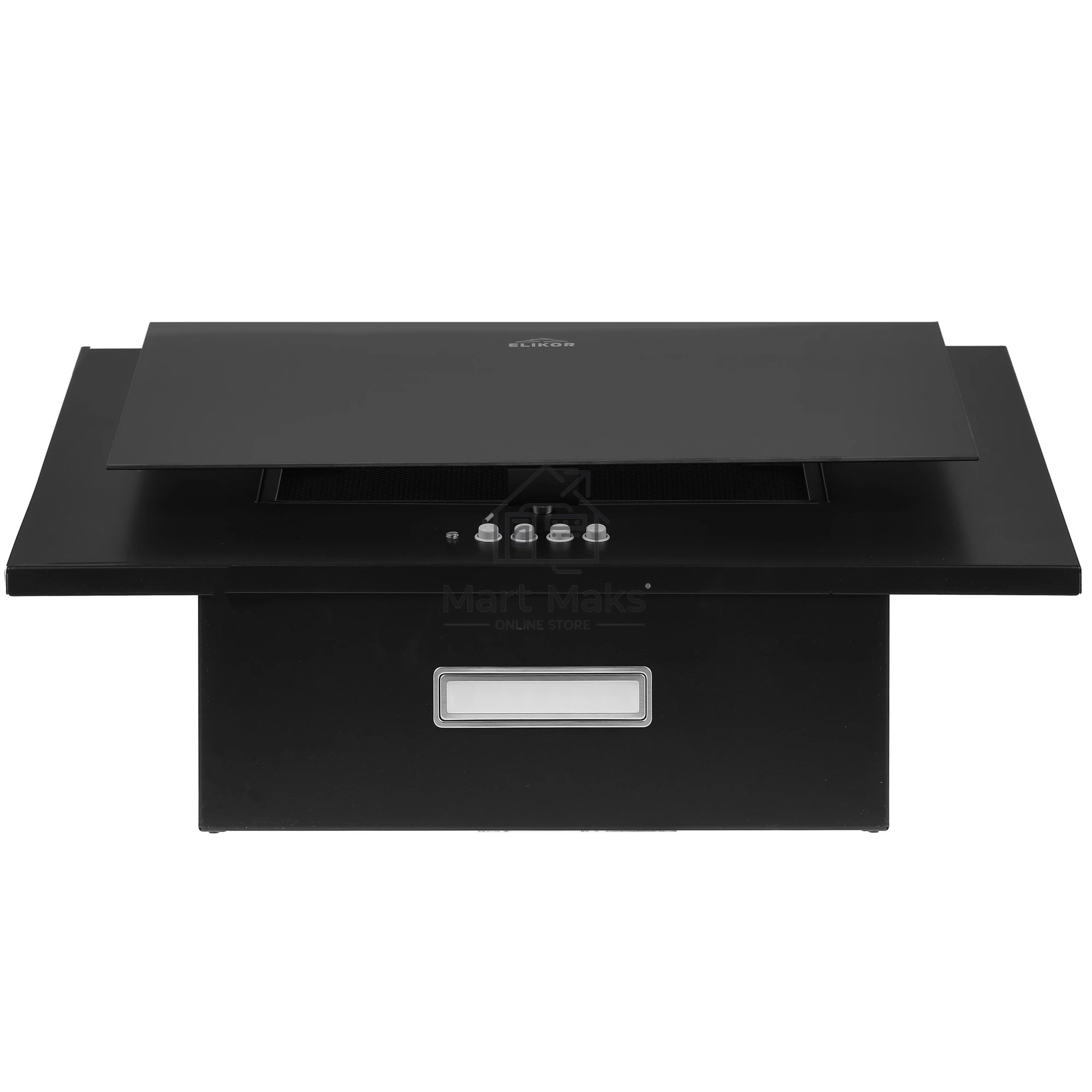 Вытяжка наклонная Elikor Коралл 60П-430-К3Д чёрный, 60 см, 430 м³/ч, 35 дБ