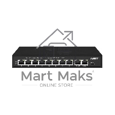 Коммутатор NST NS-SW-8F2F-P/A, 8×100 Мбит/с PoE + 2×100 Мбит/с, неуправляемый