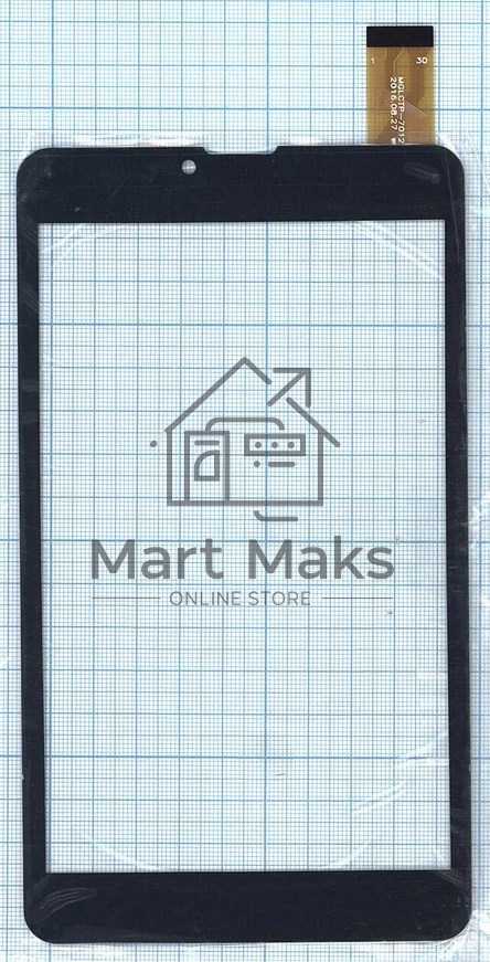 Сенсорное стекло (тачскрин) MGLCTP-701271. черное