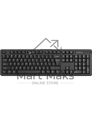 Клавиатура проводная A4Tech KKS-3, USB, черный
