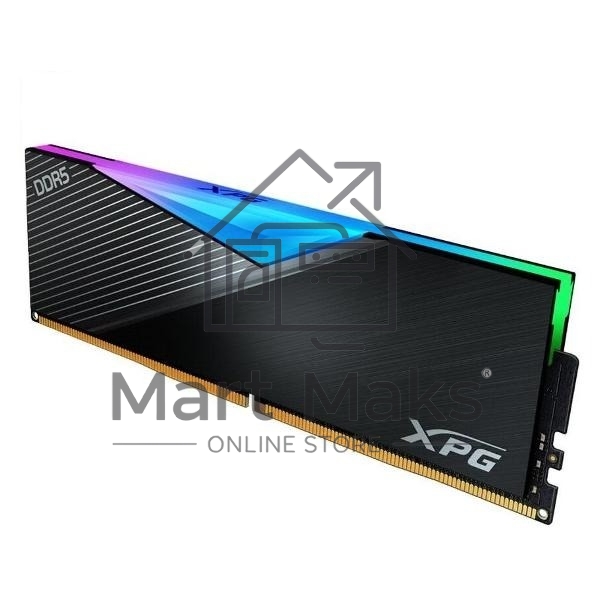 Оперативная память XPG Lancer, DDR5, 32GB (2x16GB), 6400MHz, CL32, DIMM, с радиаторами, RGB, черный